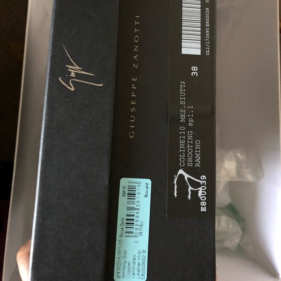 Authentic Giuseppe Zanotti “Harmony Star” Copper - Picture 8 of 8